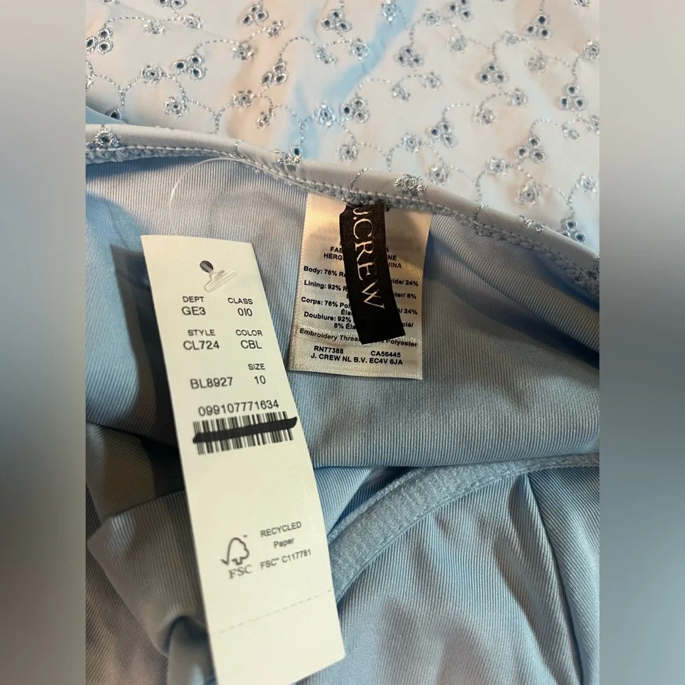 J.Crew Eyelet balconette underwire one-piece - Picture 8 of 8